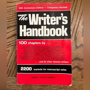 1986 The Writer's Handbook Book 50th Anniversary Edition soft cover